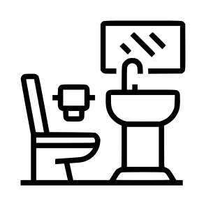 2 baños completos